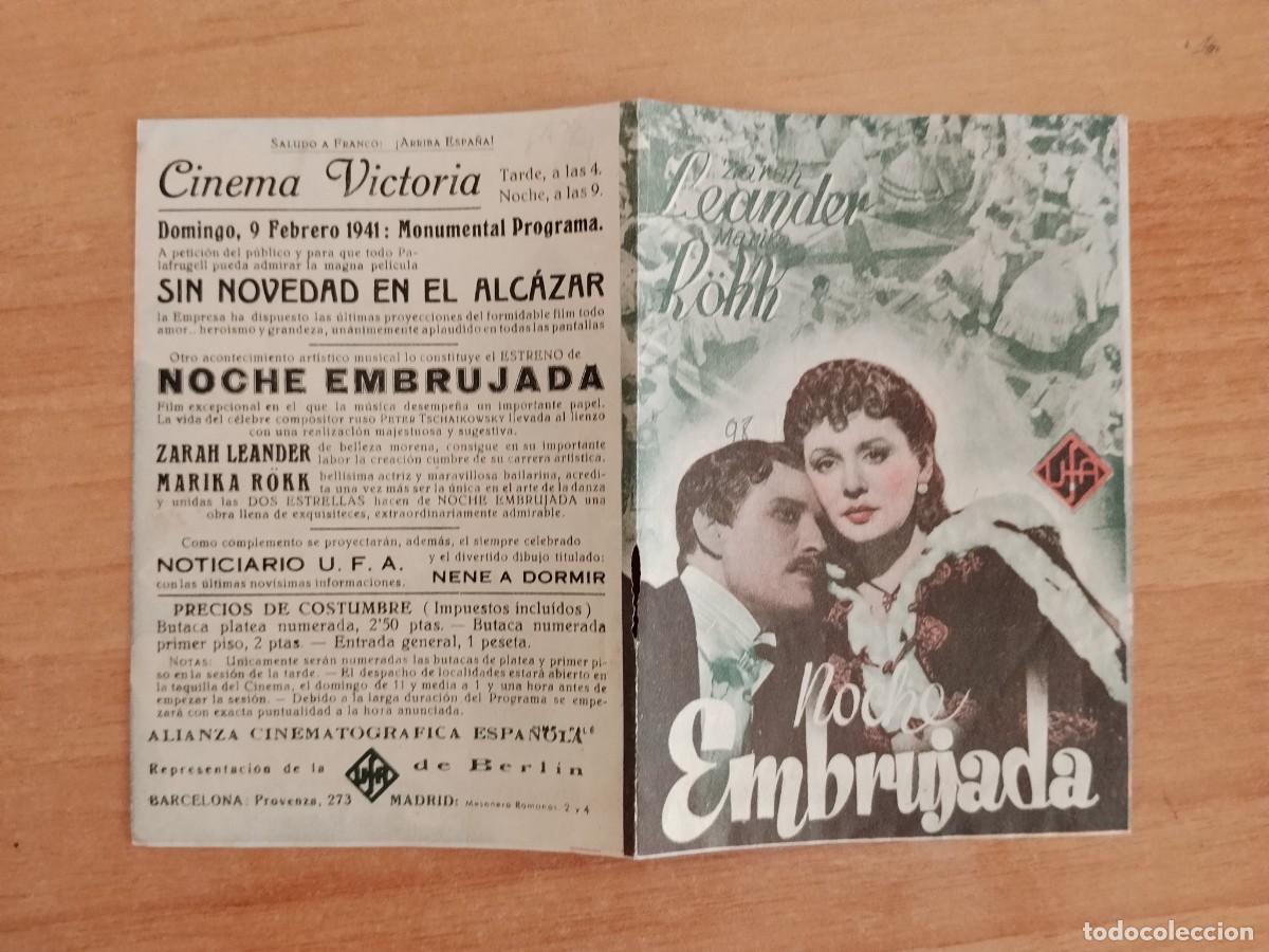 Cine: ROSA-PROGRAMA DE LA PELICULA---NOCHE EMBRUJADA