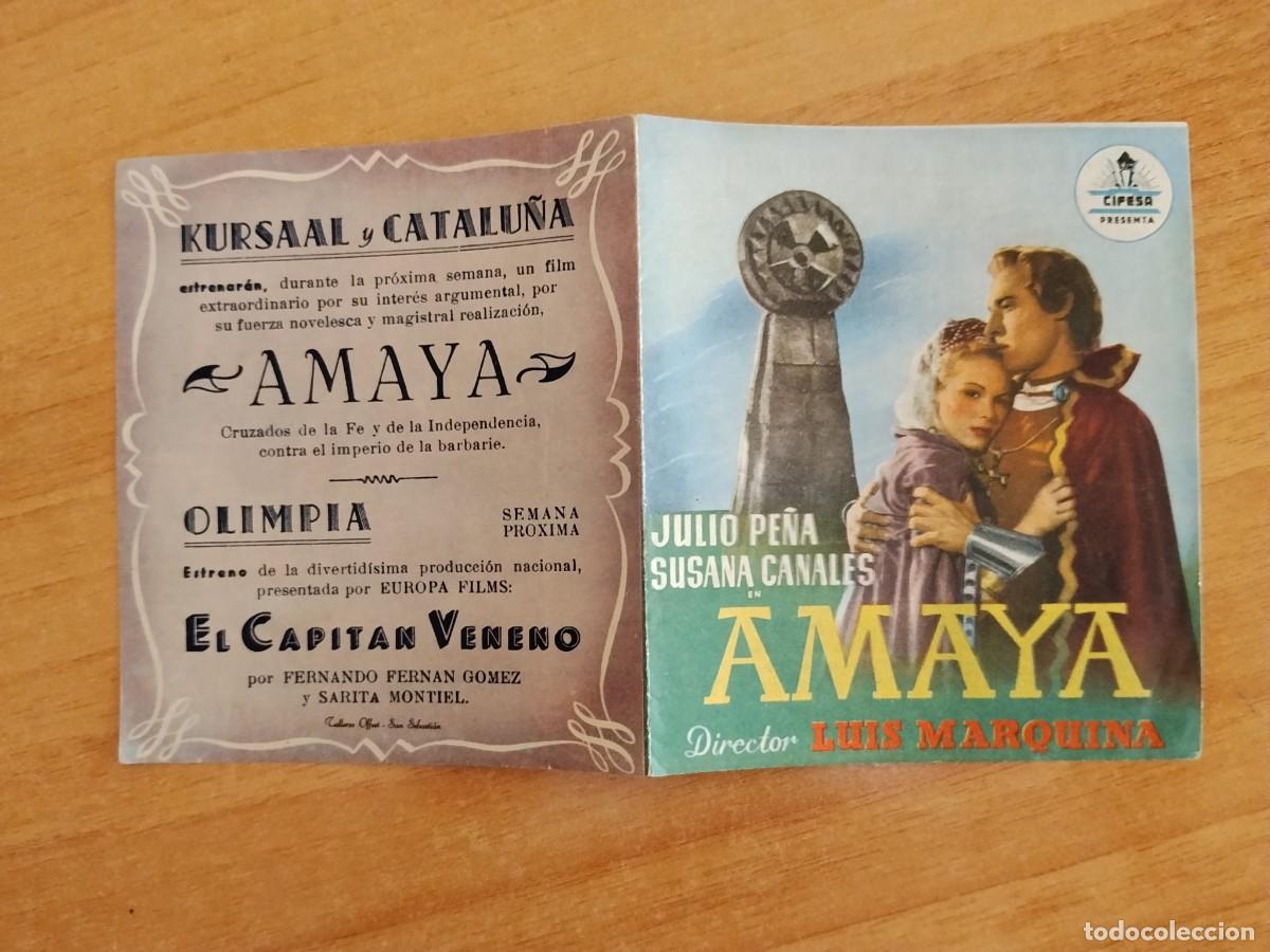 Cine: ROSA-PROGRAMA DE LA PELICULA---AMAYA