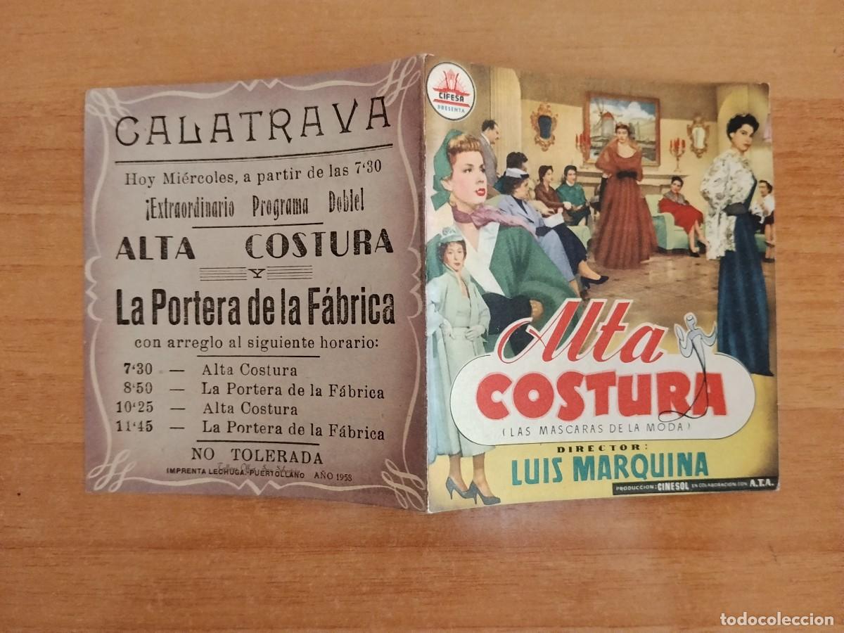 Cine: ROSA-PROGRAMA DE LA PELICULA---ALTA COSTURA