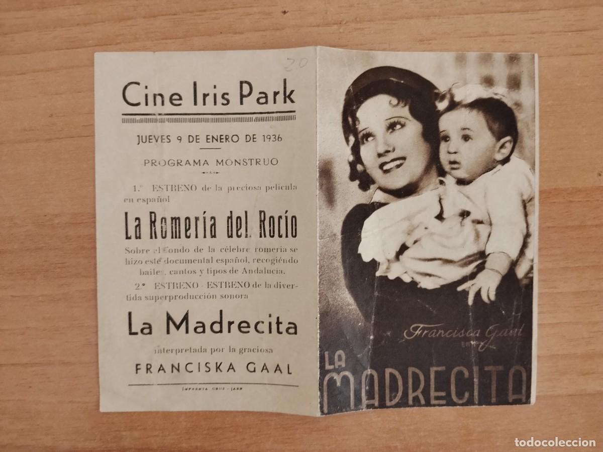 Cinema: ROSA-PROGRAMA DE LA PELICULA---LA MADRECITA