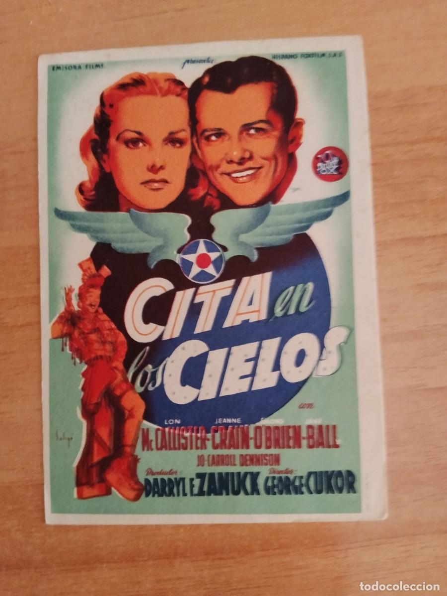 Cine: ROSA-PROGRAMA DE LA PELICULA---CITA EN LOS CIELOS
