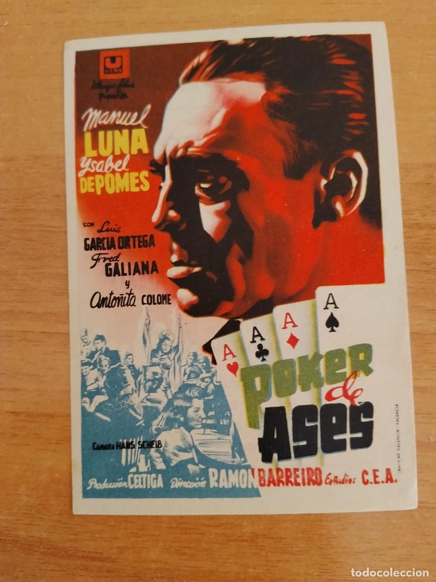 Cine: ROSA-PROGRAMA DE LA PELICULA---POKER DE ASES CT