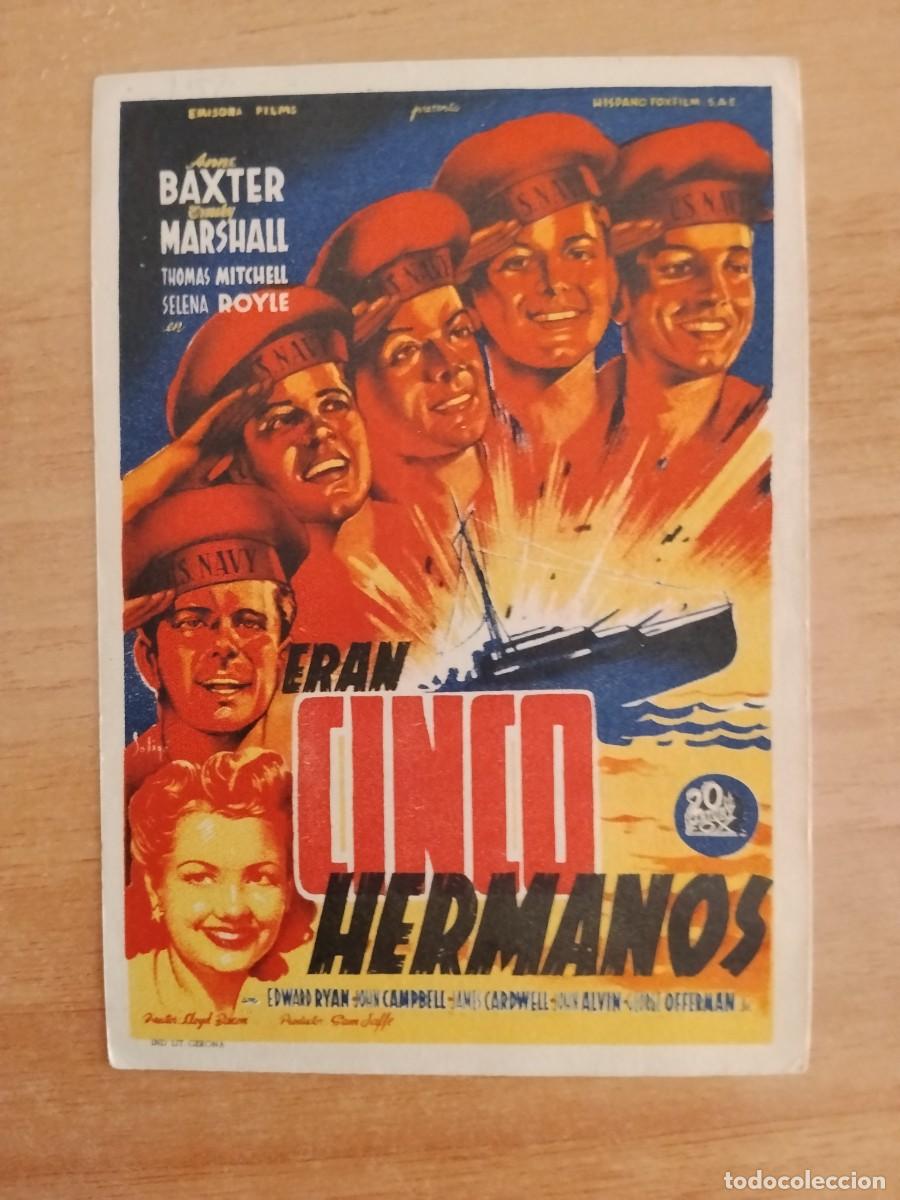 Cine: ROSA-PROGRAMA DE LA PELICULA---CINCO HERMANOS CT