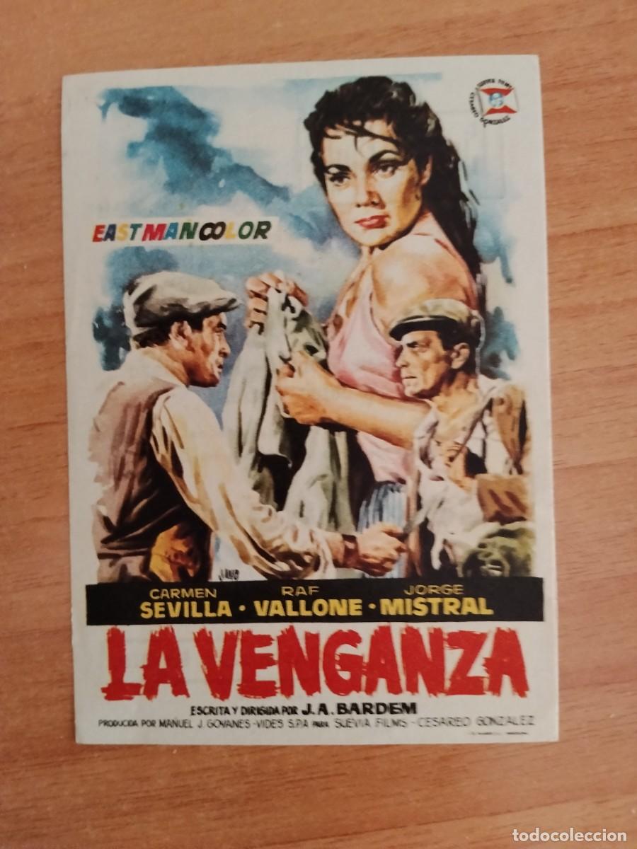 Cine: ROSA-PROGRAMA DE LA PELICULA---LA VENGANZA CT