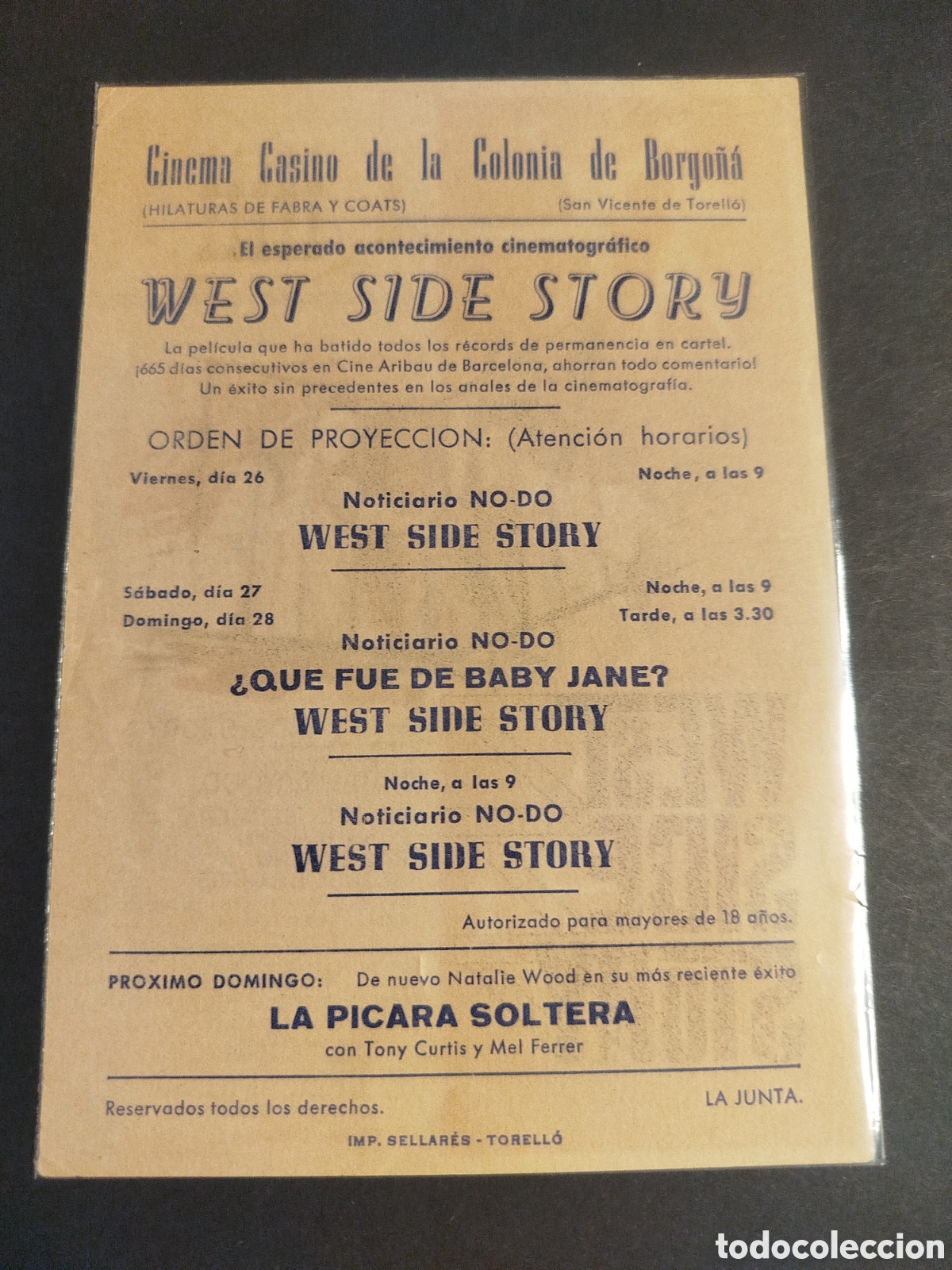 Cine: WEST SIDE STORY C/PUBLICIDAD - Foto 2