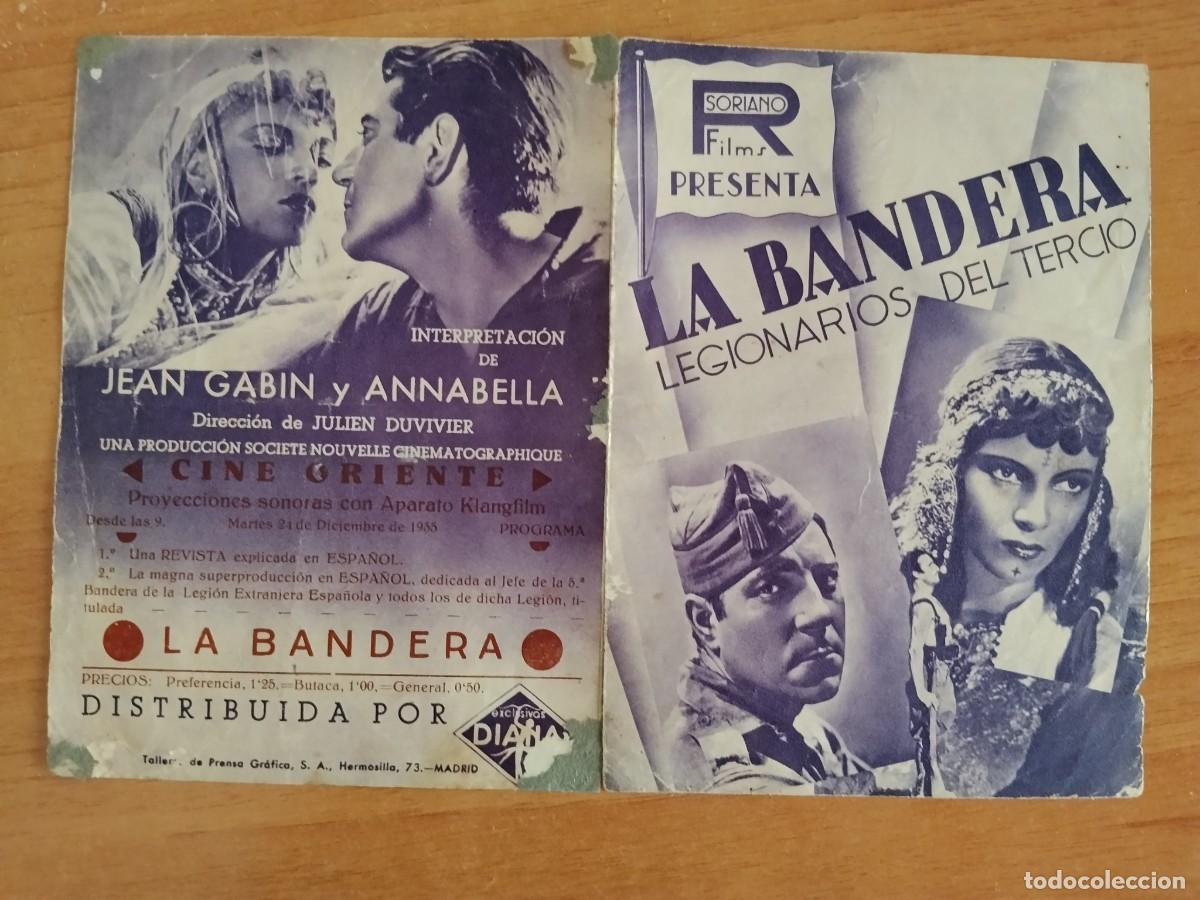 Cine: ROSA-PROGRAMA DE LA PELICULA---LA BANDERA LEGIONARIOS DEL TECHO