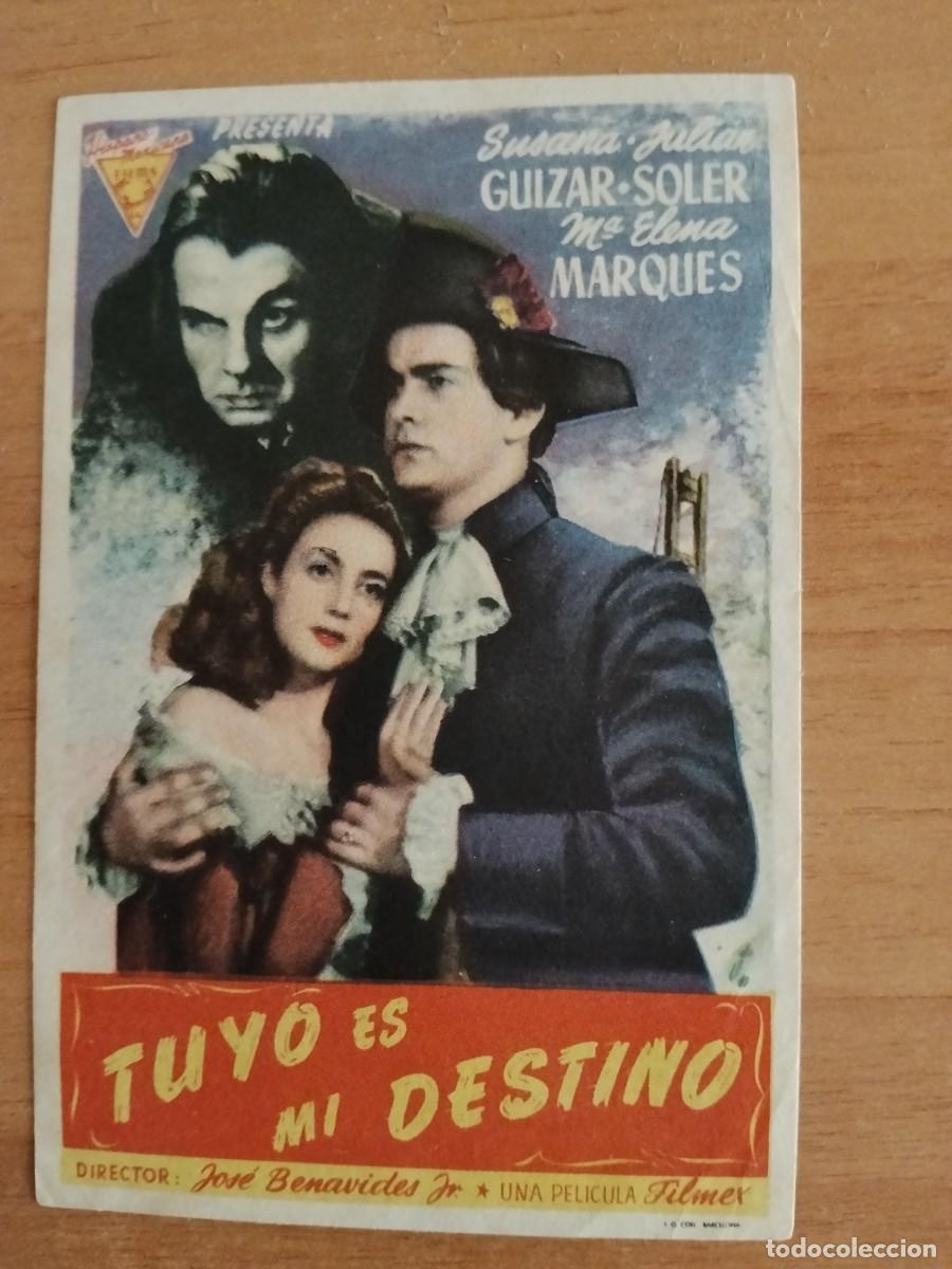 Cine: ROSA-PROGRAMA DE LA PELICULA---TUYO ES MI DESTINO CT