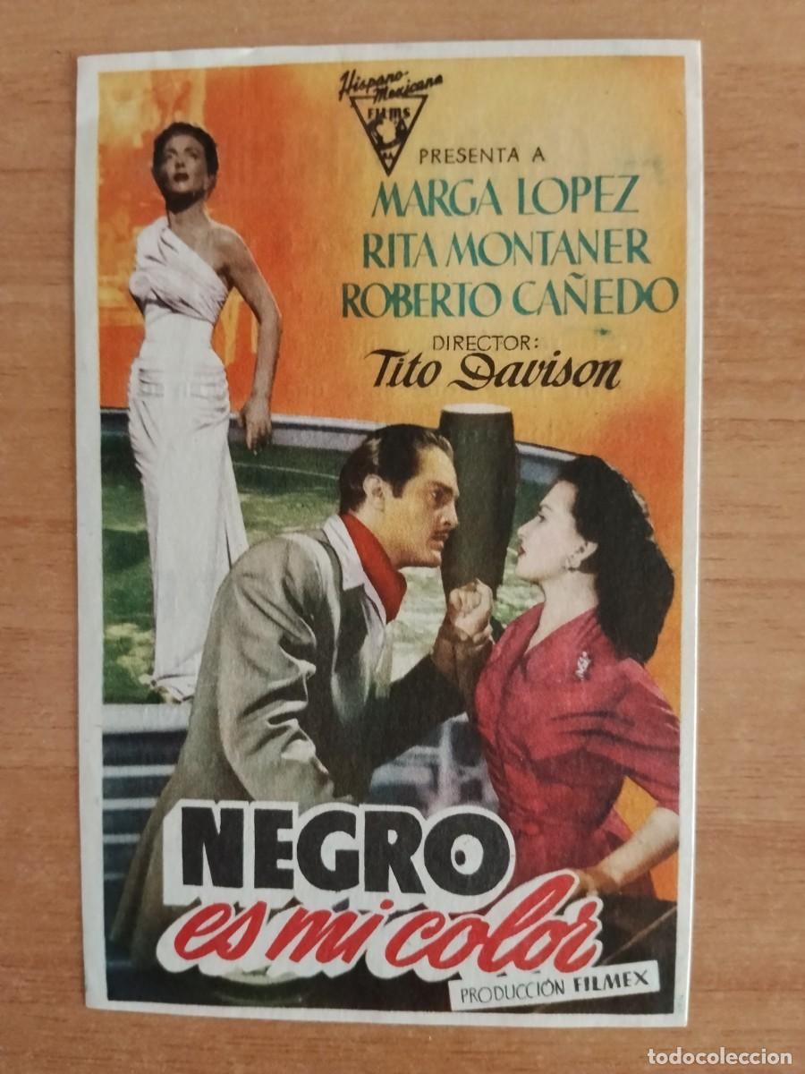 Cine: ROSA-PROGRAMA DE LA PELICULA---NEGRO ES MI COLOR CT