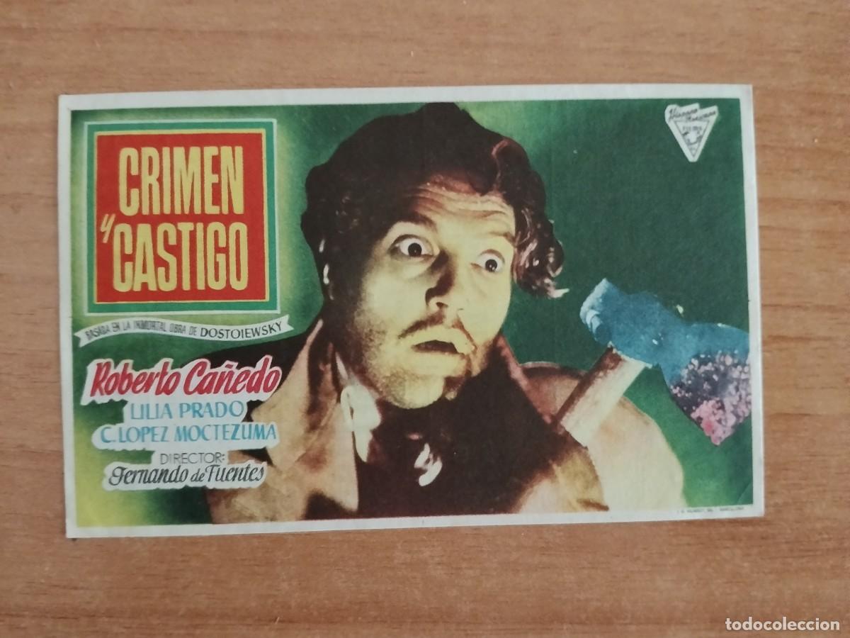 Cine: ROSA-PROGRAMA DE LA PELICULA---CRIMEN Y CASTIGO CT
