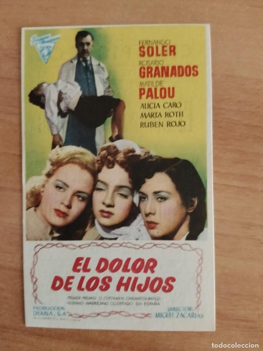 Cine: ROSA-PROGRAMA DE LA PELICULA---LOS HIJOS DEL DOLOR CT
