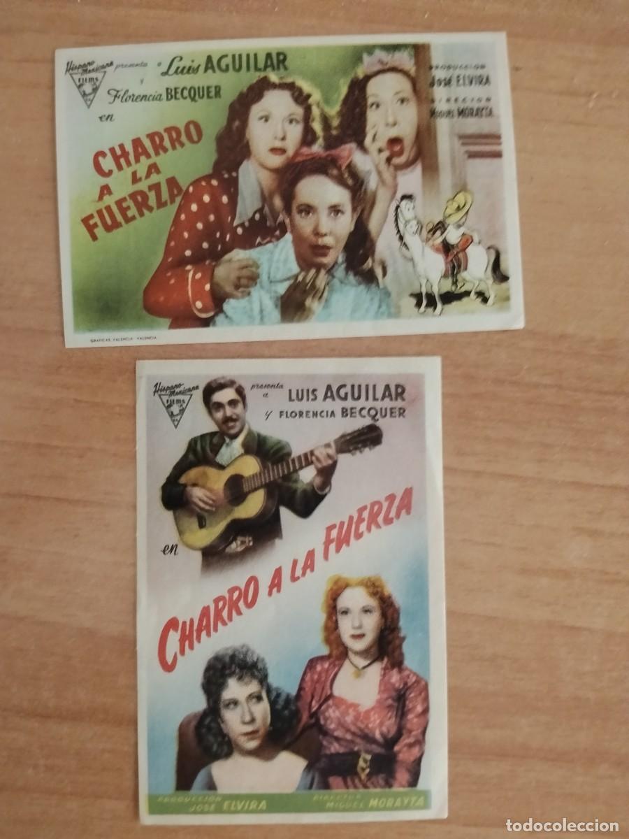 Cine: ROSA-PROGRAMA DE LA PELICULA---CHARRO A LA FUERZA