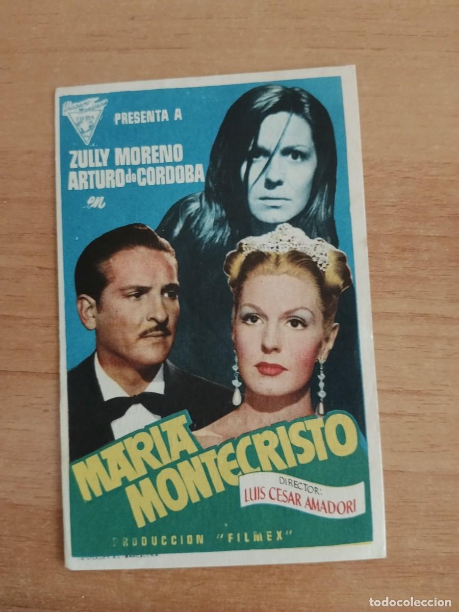 Cine: ROSA-PROGRAMA DE LA PELICULA---MARIA MONTECRISTO