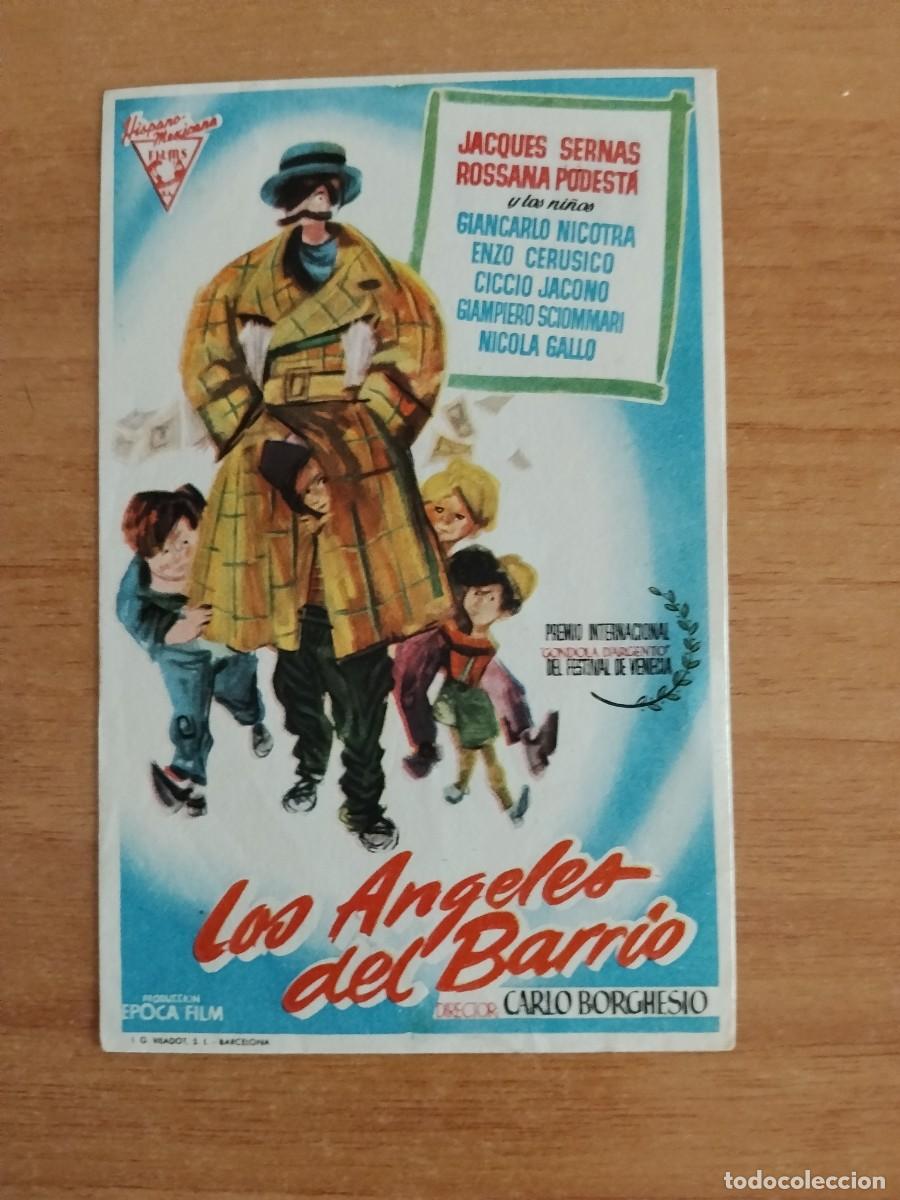 Cine: ROSA-PROGRAMA DE LA PELICULA---LOS ANGELES DEL BARRIO CT