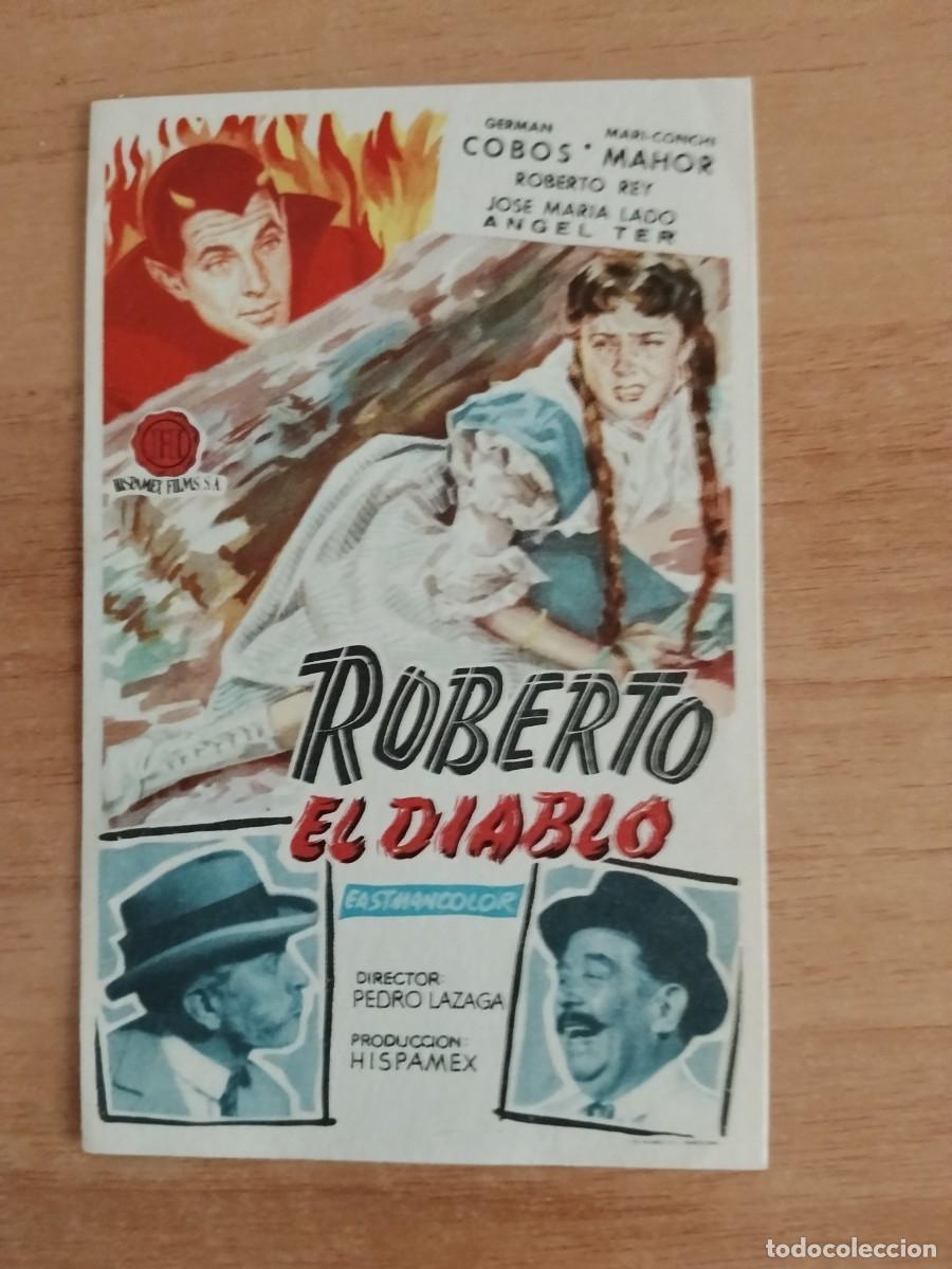 Cine: ROSA-PROGRAMA DE LA PELICULA---ROBERTO EL DIABLO