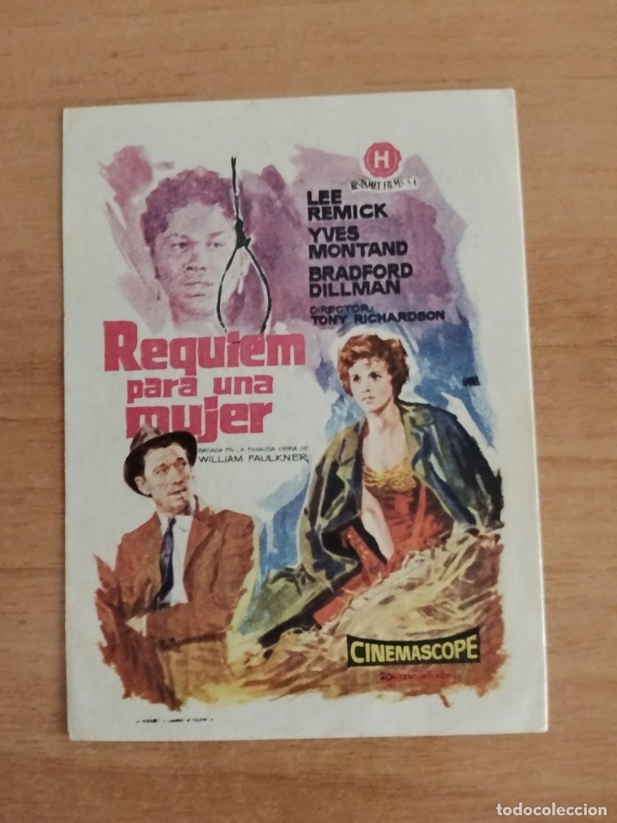 Cine: ROSA-PROGRAMA DE LA PELICULA---REQUIEN POR UNA MUJER CT