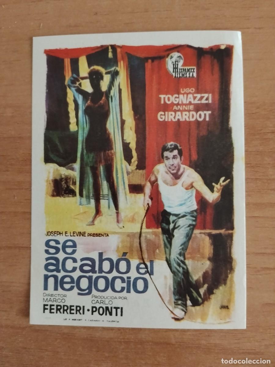 Cine: ROSA-PROGRAMA DE LA PELICULA---SE ACABO EL NEGOCIO CT