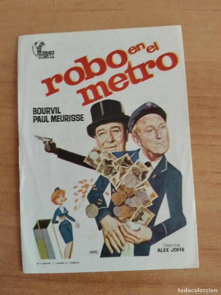 Cine: ROSA-PROGRAMA DE LA PELICULA---ROBO EN EL METRO CT
