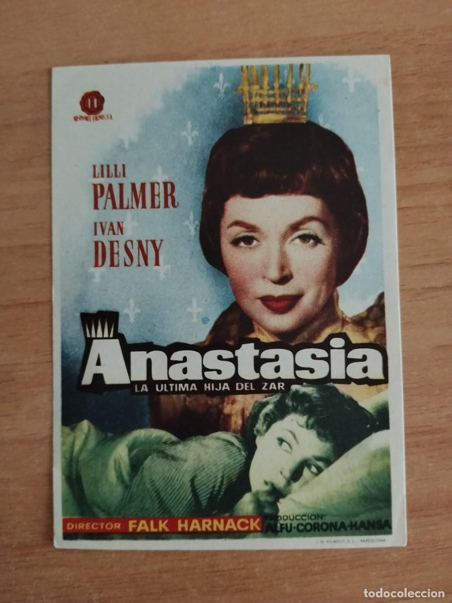 Cine: ROSA-PROGRAMA DE LA PELICULA--ANASTASIA