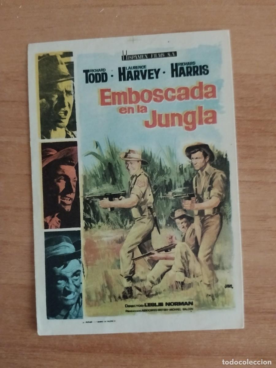 Cine: ROSA-PROGRAMA DE LA PELICULA---EMBOSCADA EN LA JUNGLA