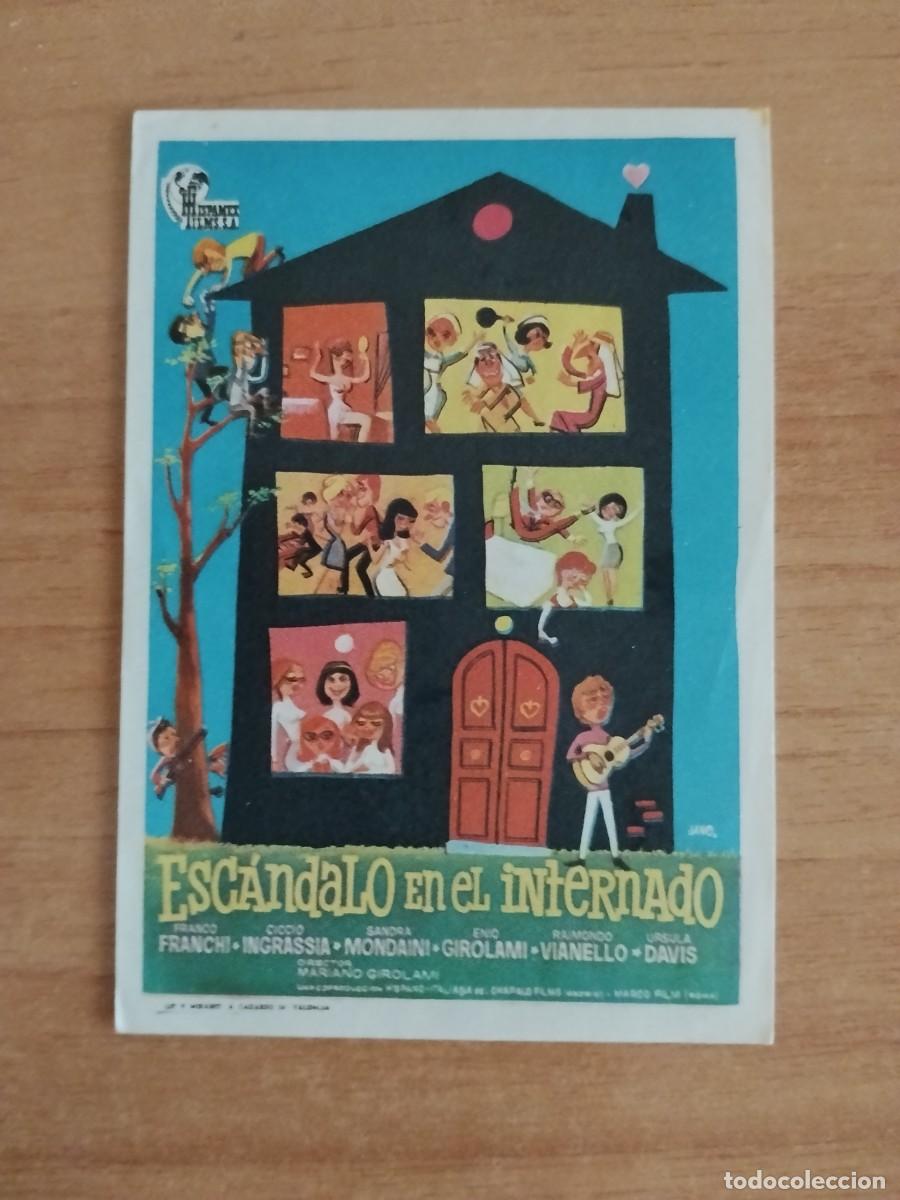 Cine: ROSA-PROGRAMA DE LA PELICULA---ESCANDALO EN EL INTERNADO