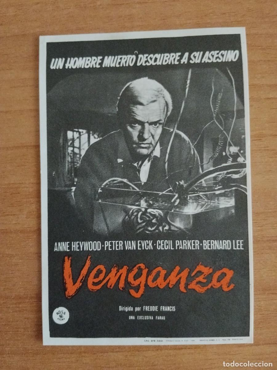 Cine: ROSA-PROGRAMA DE LA PELICULA---VENGANZA