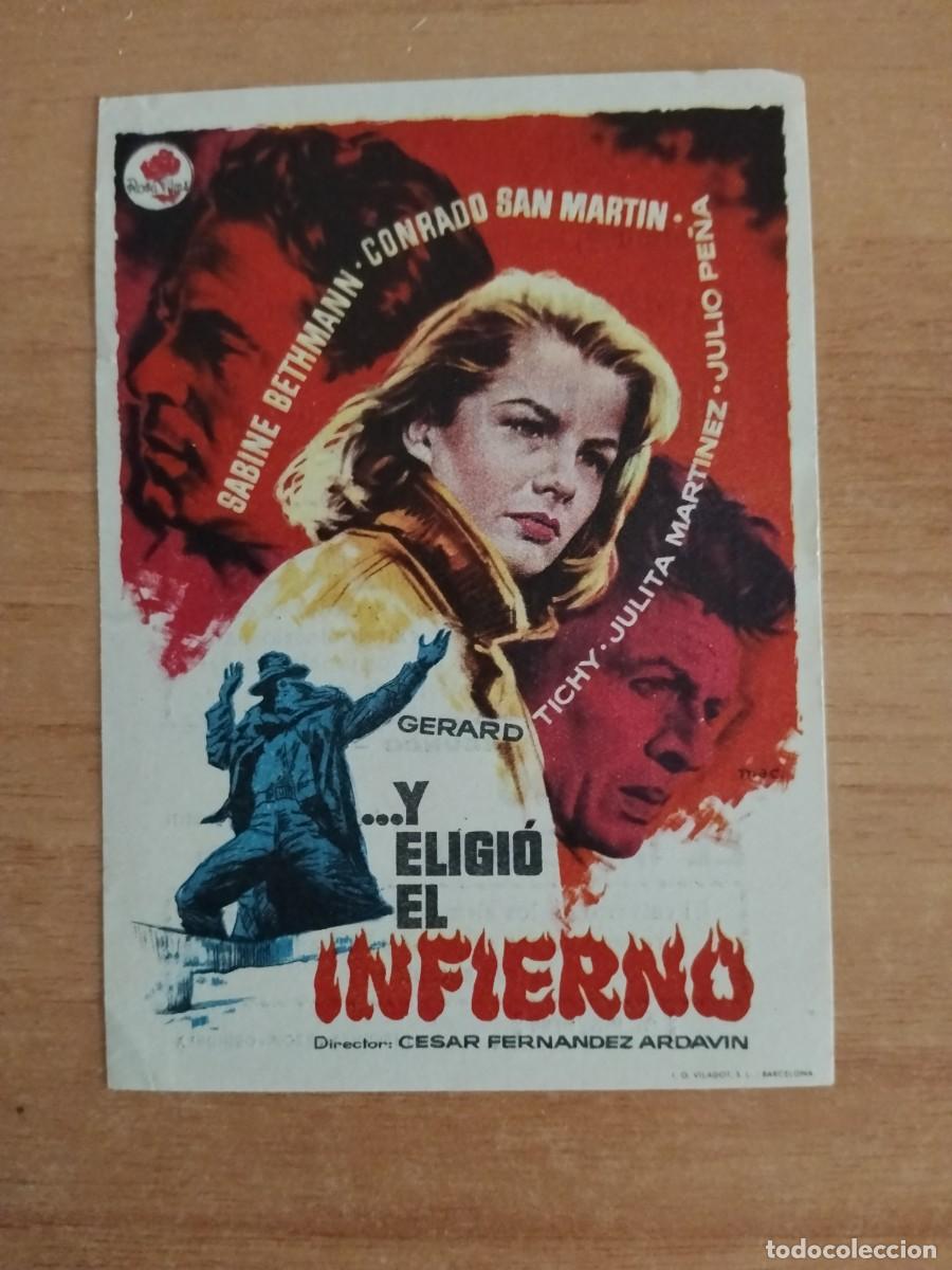 Cine: ROSA-PROGRAMA DE LA PELICULA---Y ELIGIO EL INFIERNO CT