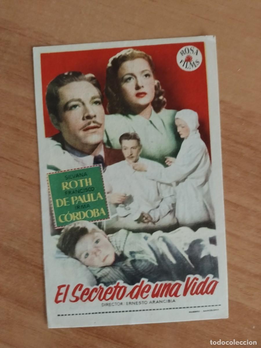 Cine: ROSA-PROGRAMA DE LA PELICULA---EL SECRETO DE UNA VIDA CT
