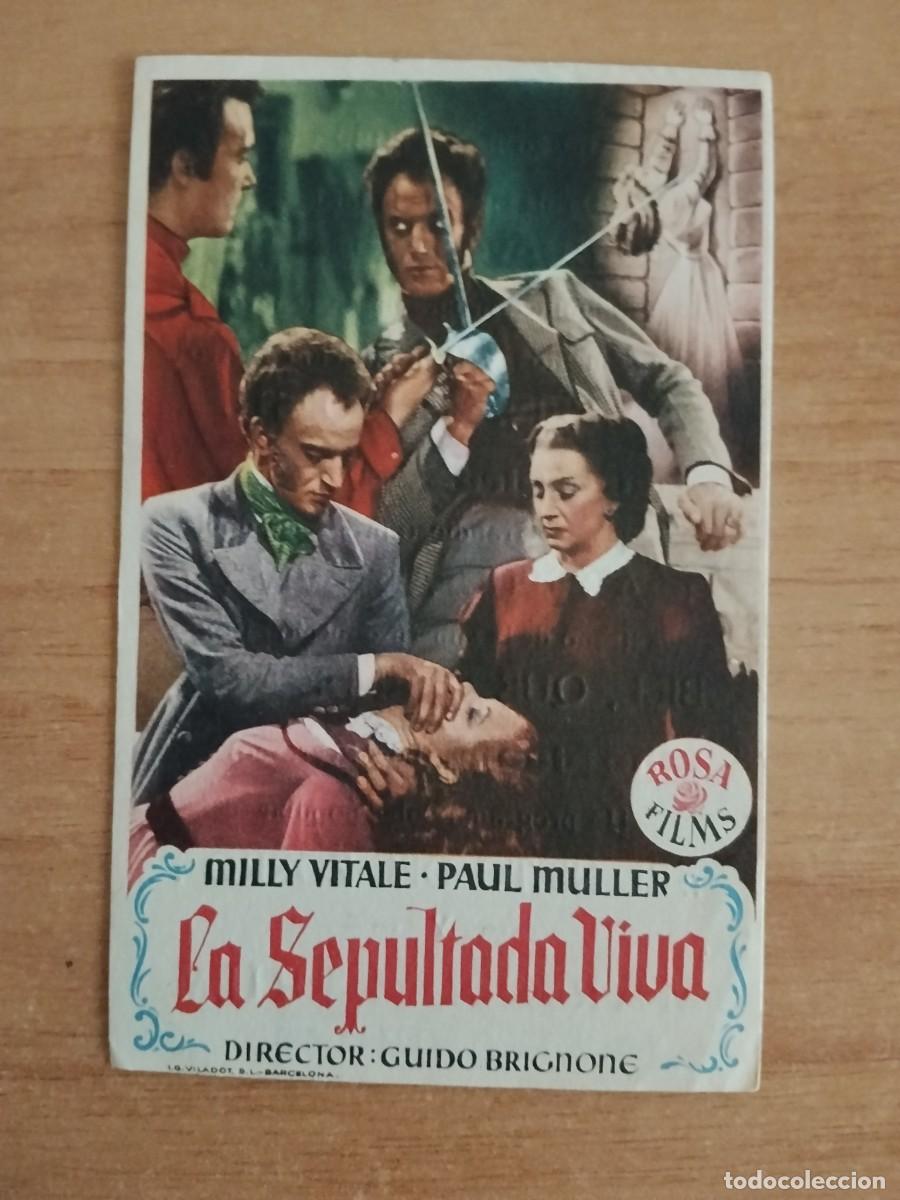 Cine: ROSA-PROGRAMA DE LA PELICULA---LA SEPULTADA VIVA CT
