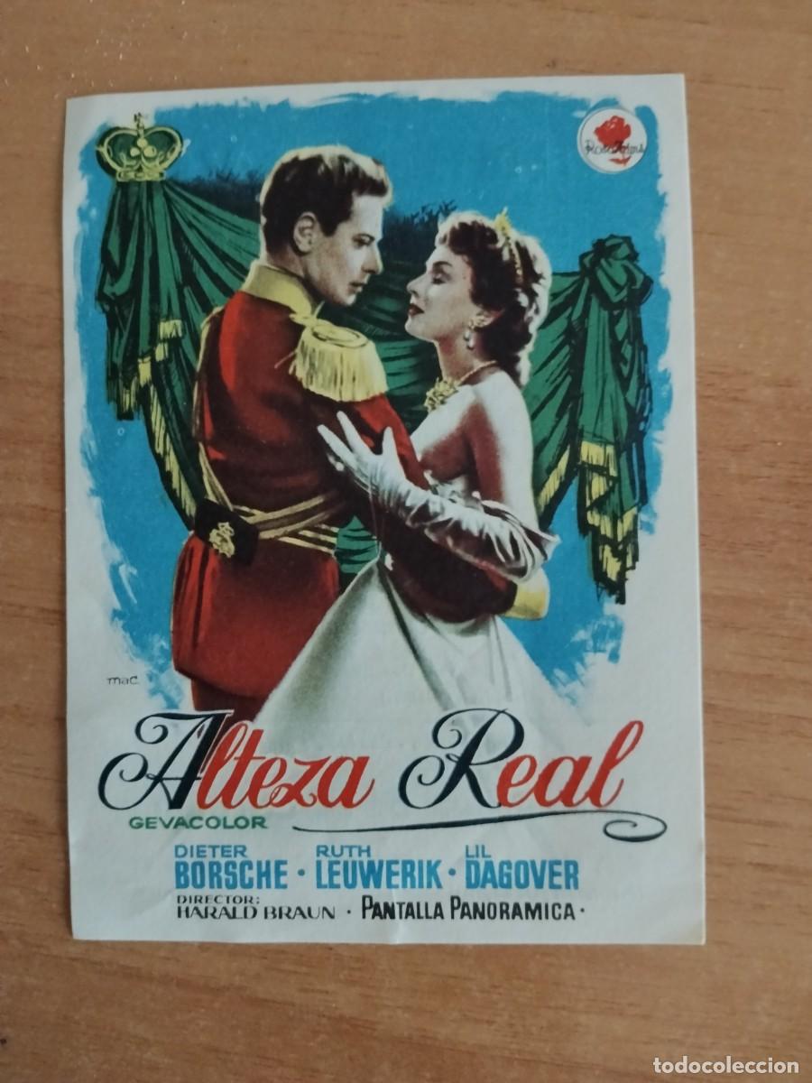 Cine: ROSA-PROGRAMA DE LA PELICULA---ALTEZA REAL CT
