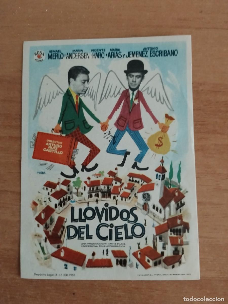 Cine: ROSA-PROGRAMA DE LA PELICULA---LLOVIDOS DEL CIELO