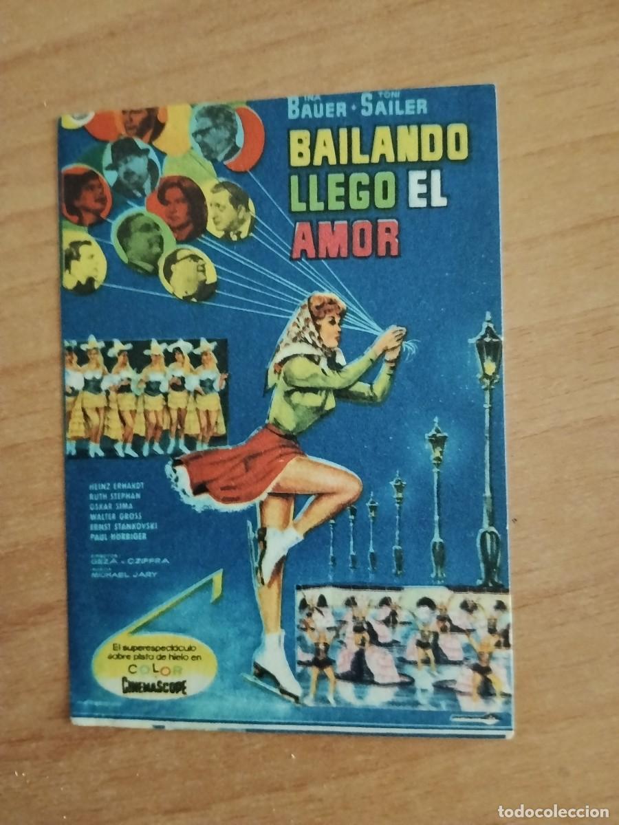 Cine: ROSA-PROGRAMA DE LA PELICULA--- BAILANDO LLEGO EL AMOR