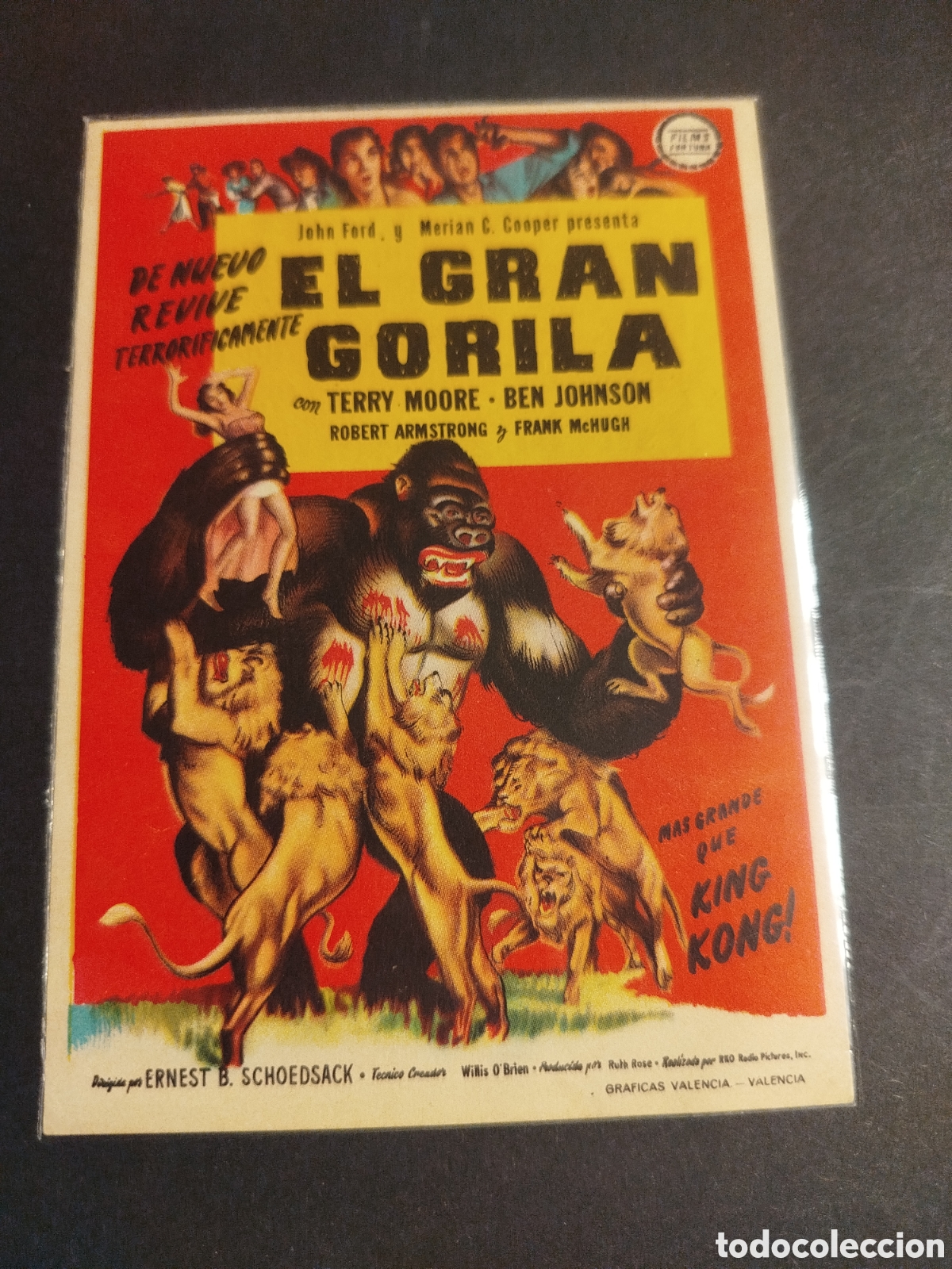 Cine: EL GRAN GORILA C/PUBLICIDAD