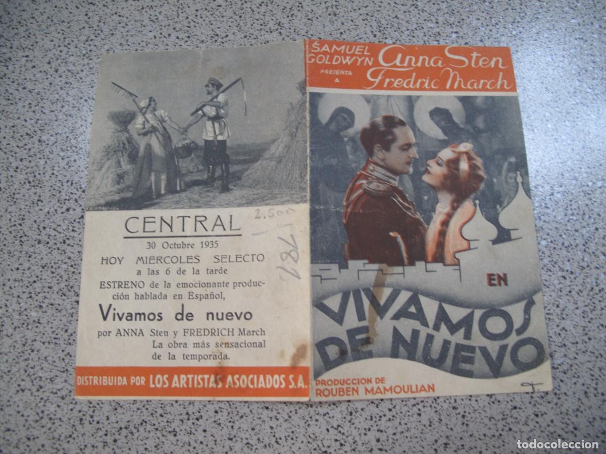 Folhetos de m&atilde;o de filmes antigos de cinema: PROGRAMA DE MANO ORIGINAL EL DE LA FOTO
