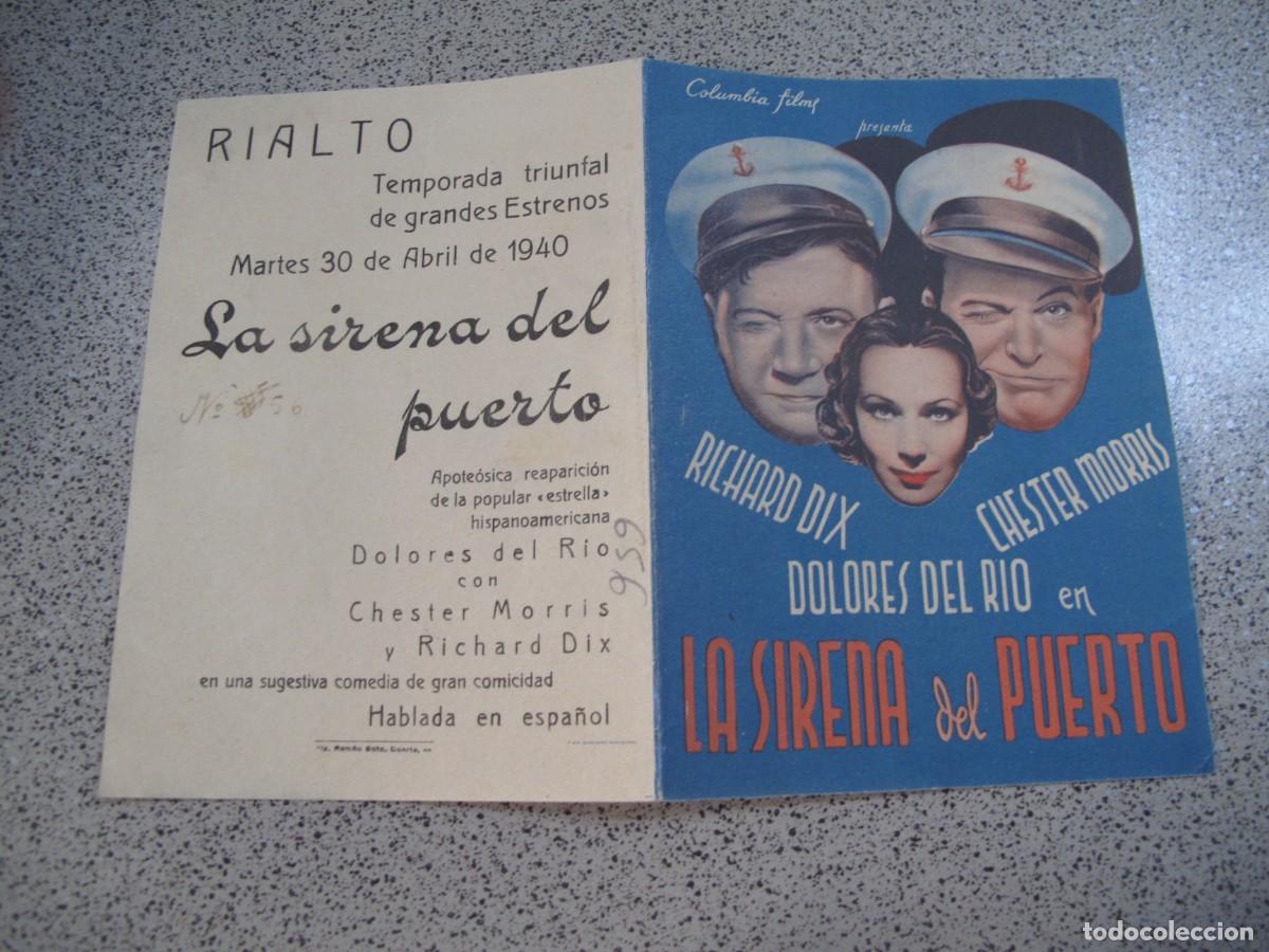 Folhetos de m&atilde;o de filmes antigos de cinema: PROGRAMA DE MANO ORIGINAL EL DE LA FOTO