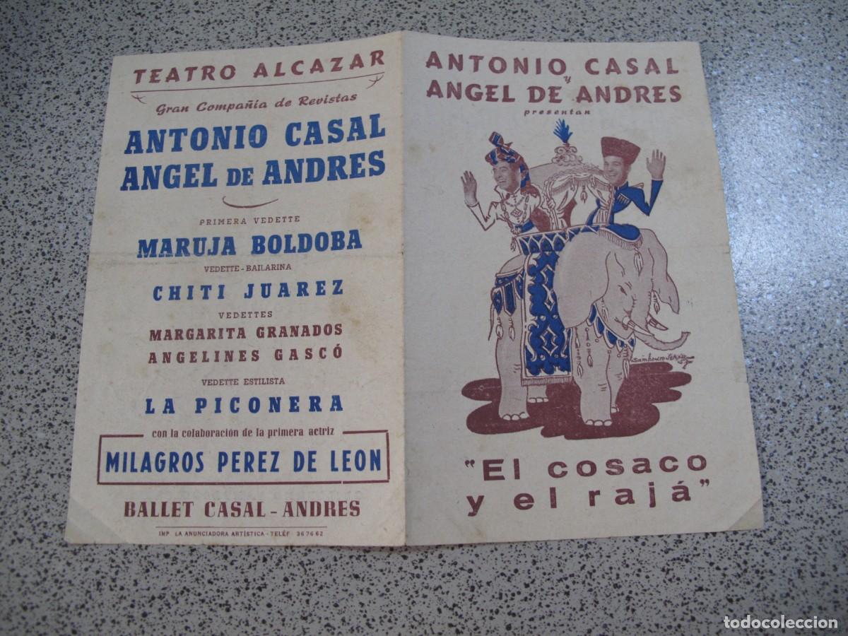 Folhetos de m&atilde;o de filmes antigos de cinema: PROGRAMA DE MANO ORIGINAL EL DE LA FOTO