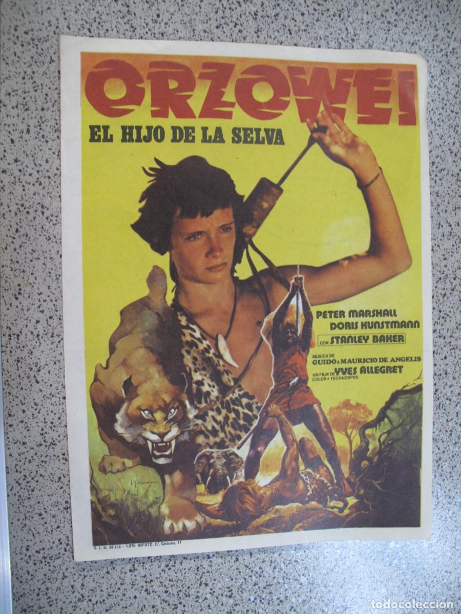 Folhetos de m&atilde;o de filmes antigos de cinema: PROGRAMA DE MANO ORIGINAL EL DE LA FOTO