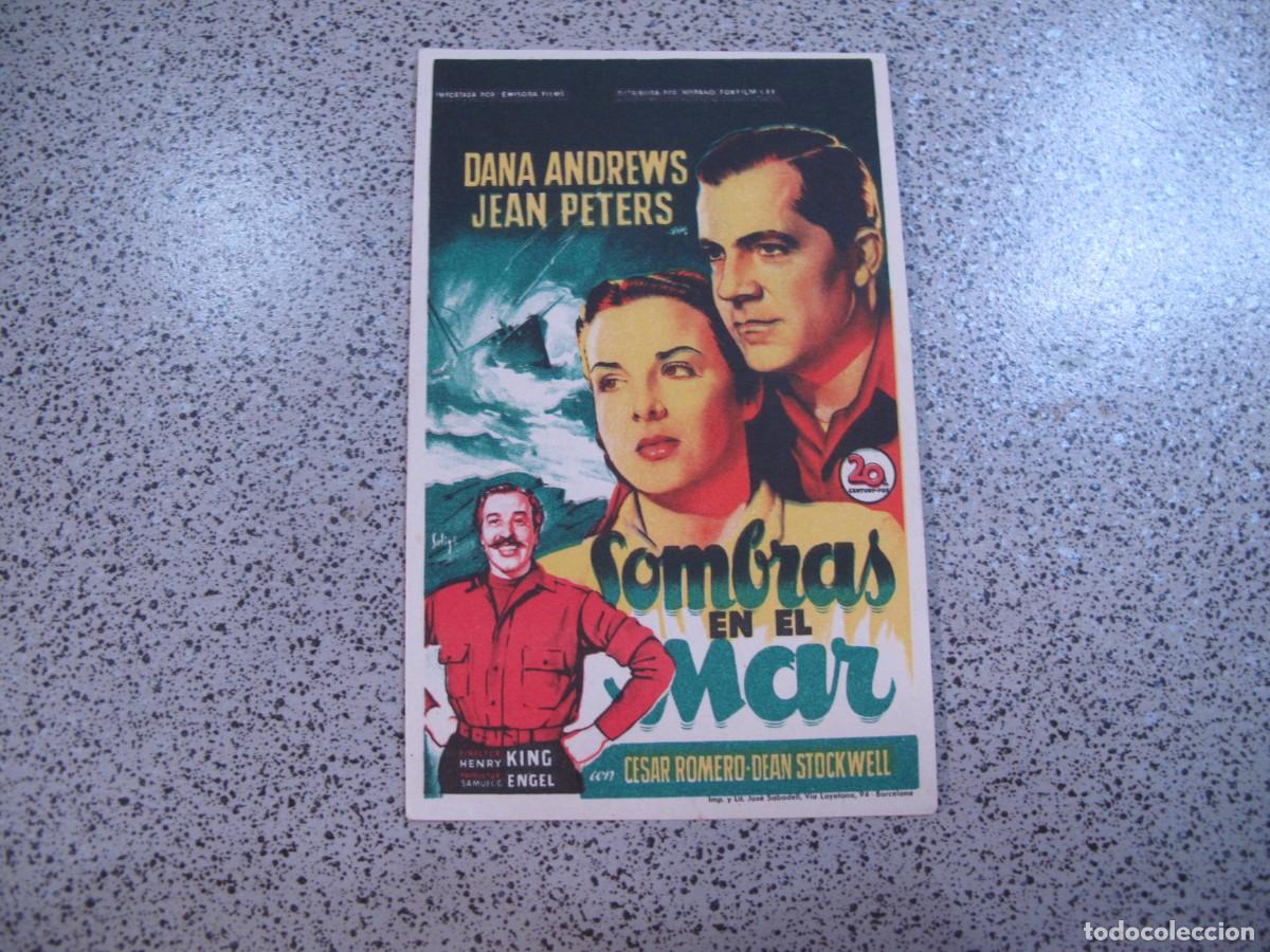 Folhetos de m&atilde;o de filmes antigos de cinema: PROGRAMA DE MANO ORIGINAL EL DE LA FOTO