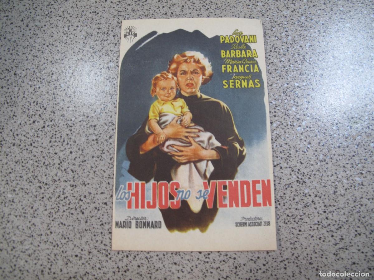 Folhetos de m&atilde;o de filmes antigos de cinema: PROGRAMA DE MANO ORIGINAL EL DE LA FOTO