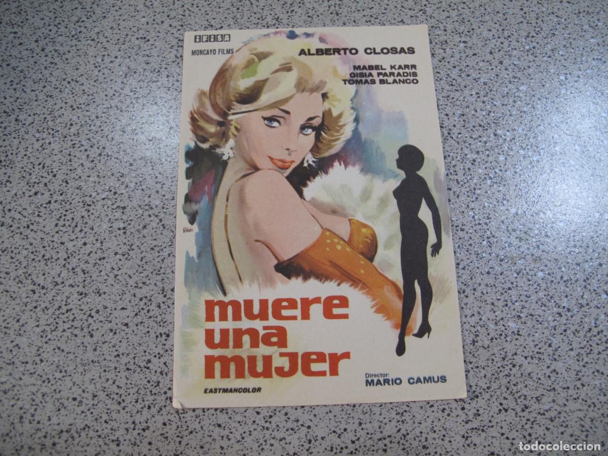 Folhetos de m&atilde;o de filmes antigos de cinema: PROGRAMA DE MANO ORIGINAL EL DE LA FOTO