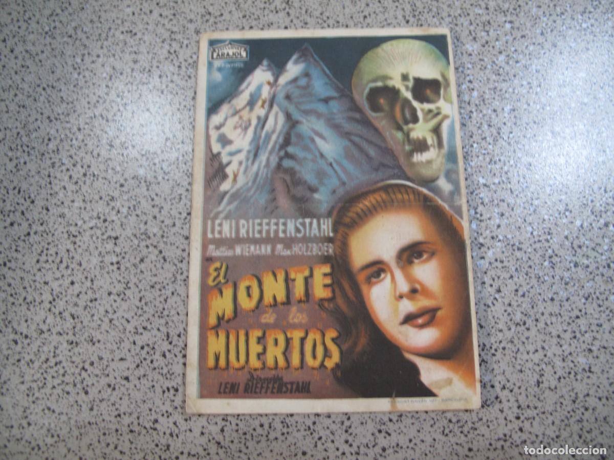 Folhetos de m&atilde;o de filmes antigos de cinema: PROGRAMA DE MANO ORIGINAL EL DE LA FOTO