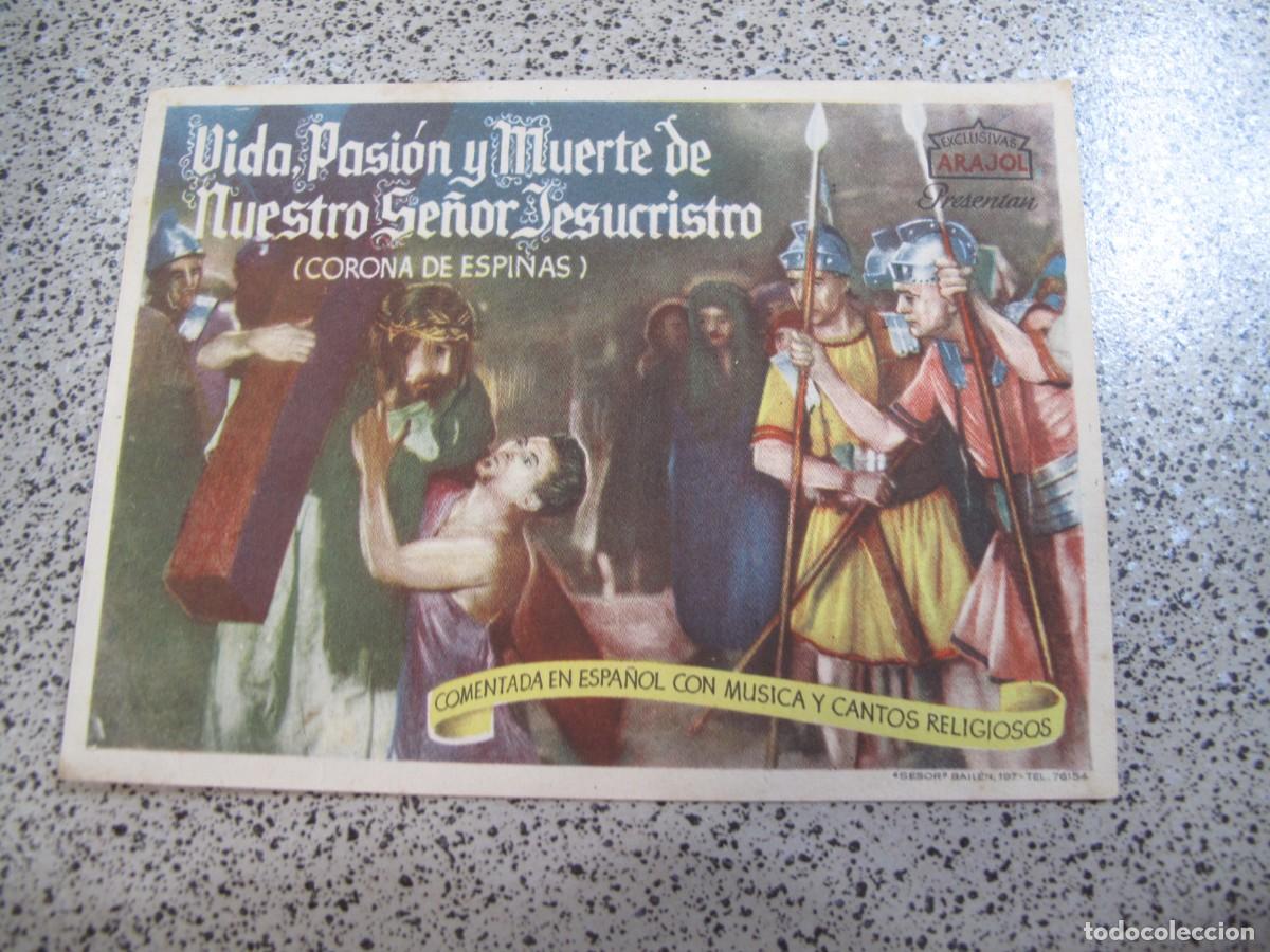 Folhetos de m&atilde;o de filmes antigos de cinema: PROGRAMA DE MANO ORIGINAL EL DE LA FOTO