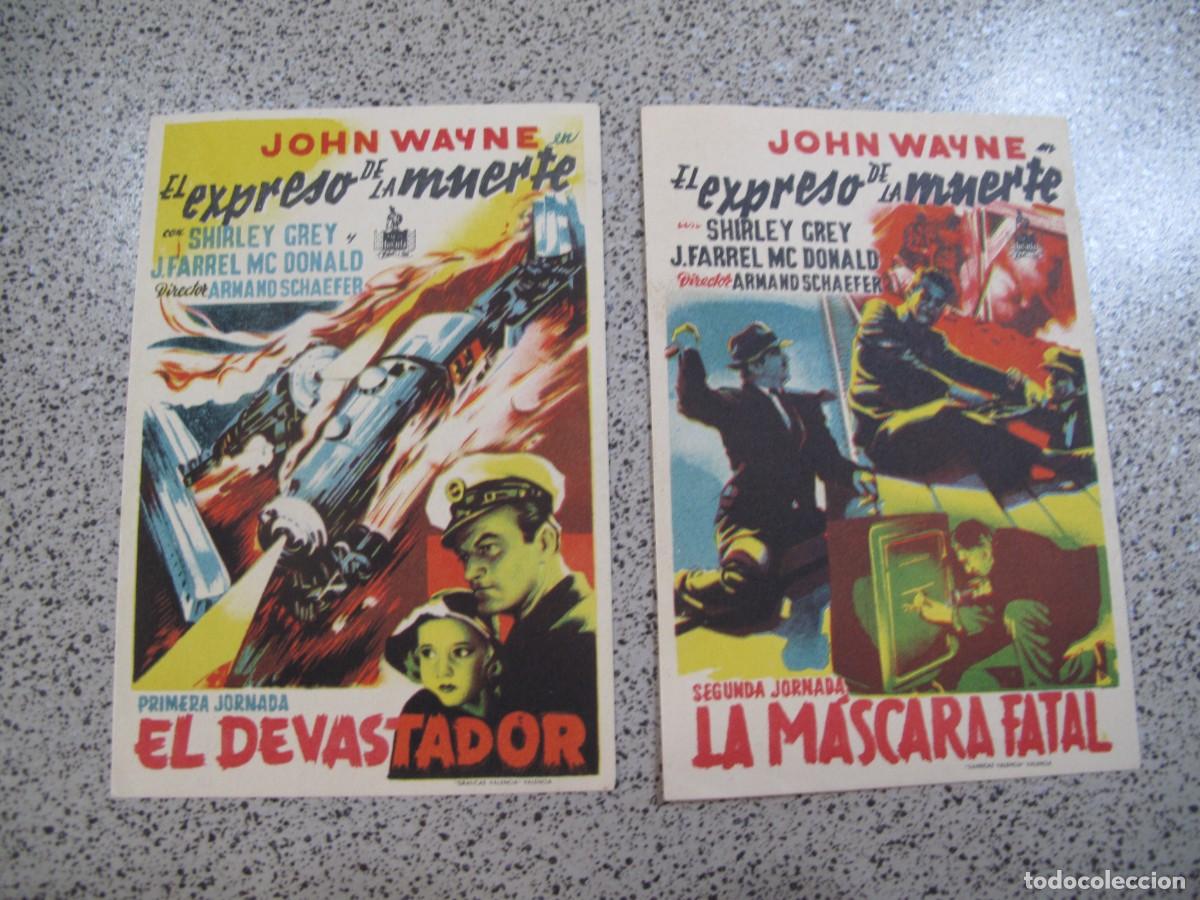 Folhetos de m&atilde;o de filmes antigos de cinema: PROGRAMA DE MANO ORIGINAL EL DE LA FOTO
