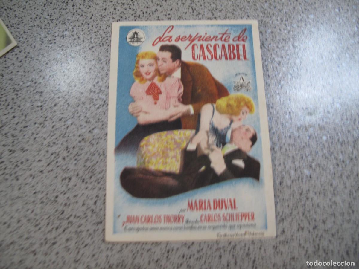Folhetos de m&atilde;o de filmes antigos de cinema: PROGRAMA DE MANO ORIGINAL EL DE LA FOTO