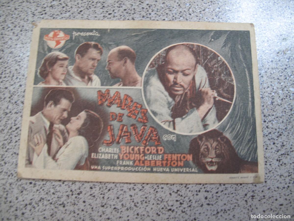 Folhetos de m&atilde;o de filmes antigos de cinema: PROGRAMA DE MANO ORIGINAL EL DE LA FOTO