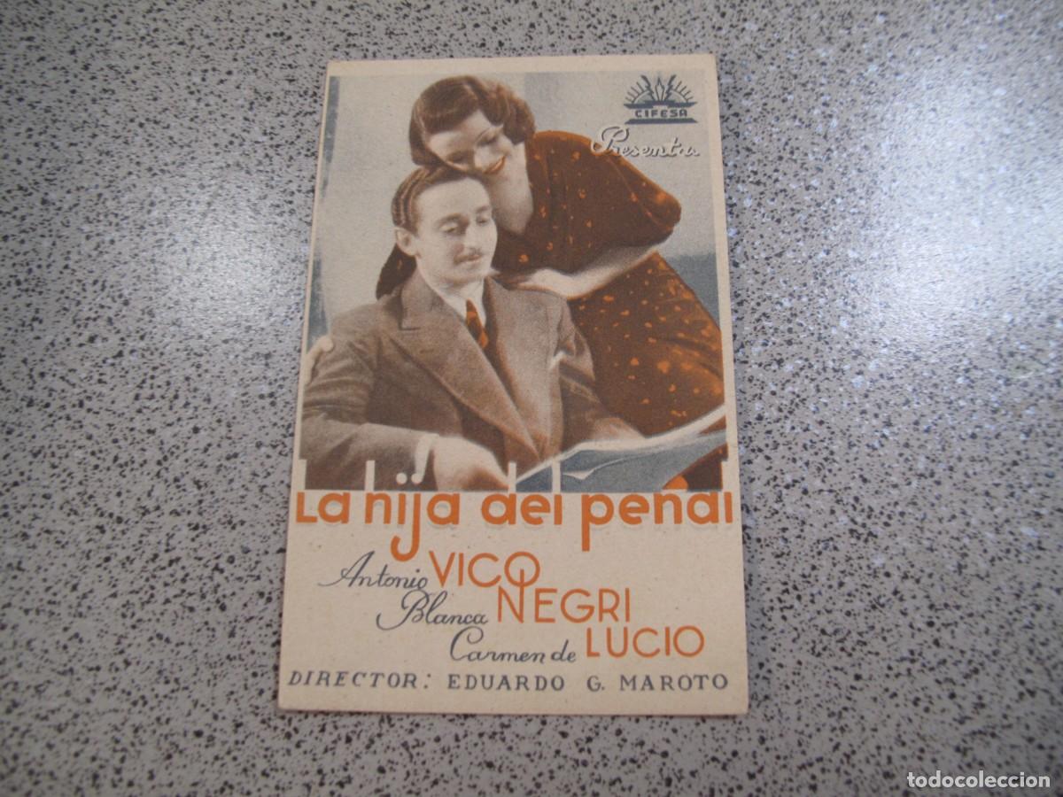 Folhetos de m&atilde;o de filmes antigos de cinema: PROGRAMA DE MANO ORIGINAL EL DE LA FOTO