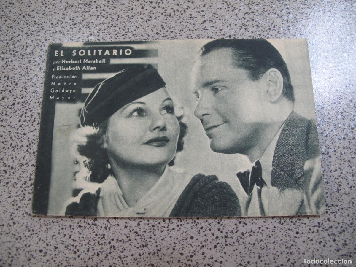  Flyers Publicitaires de films Anciens: PROGRAMA DE MANO ORIGINAL EL DE LA FOTO