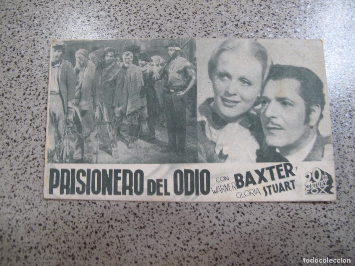Cine: PROGRAMA DE MANO ORIGINAL EL DE LA FOTO