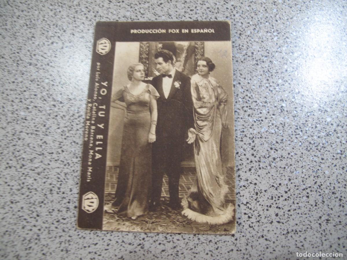Cine: PROGRAMA DE MANO ORIGINAL EL DE LA FOTO