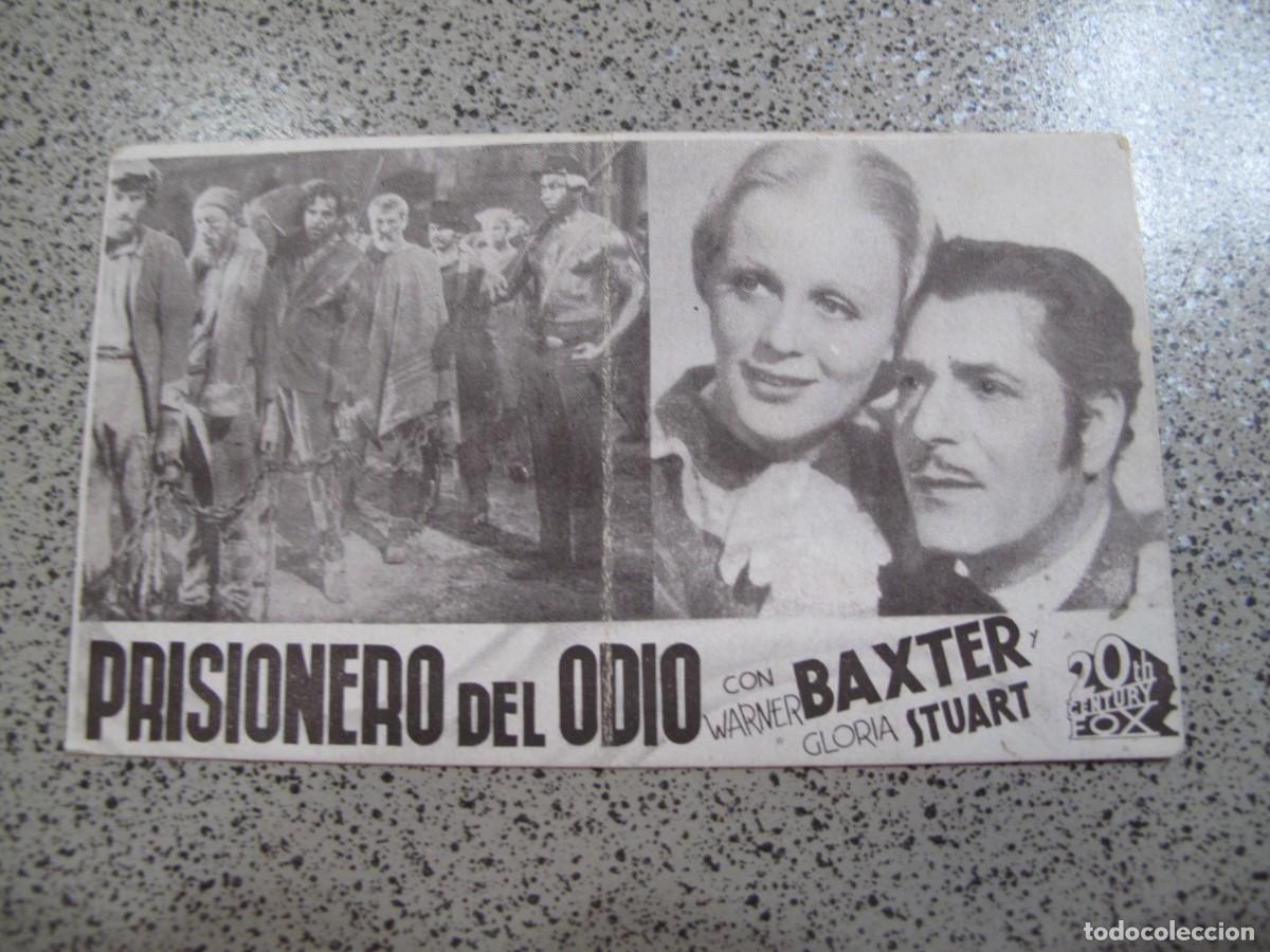 Cine: PROGRAMA DE MANO ORIGINAL EL DE LA FOTO