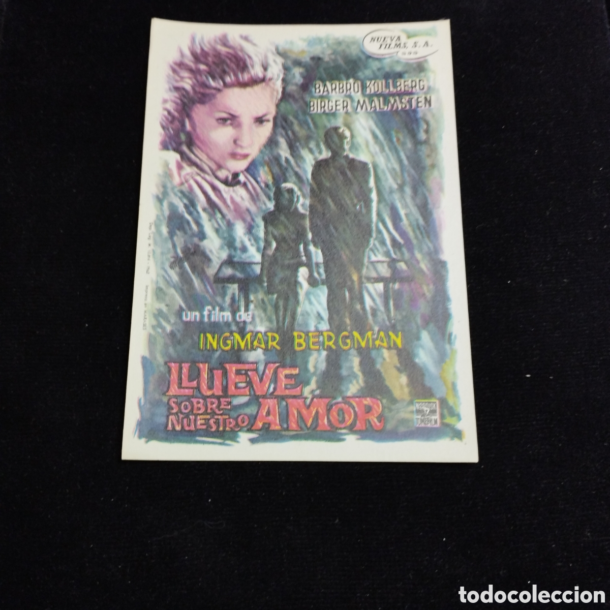 Cine: Programa de cine sencillo. Llueve sobre nuestro amor. Barbro kollberg. Sp